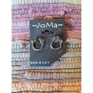 (3 for $15)~JoMa~ Silvertone Hoops- NWT